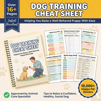 Dog Training Cheat Sheet